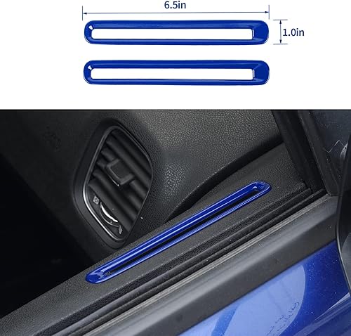 Miniatura 3 de Voodonala Aire acondicionado para puerta, salida de ventilación, salida de ventilación, embellecedor para Dodge Charger 2011-2024+, accesorios