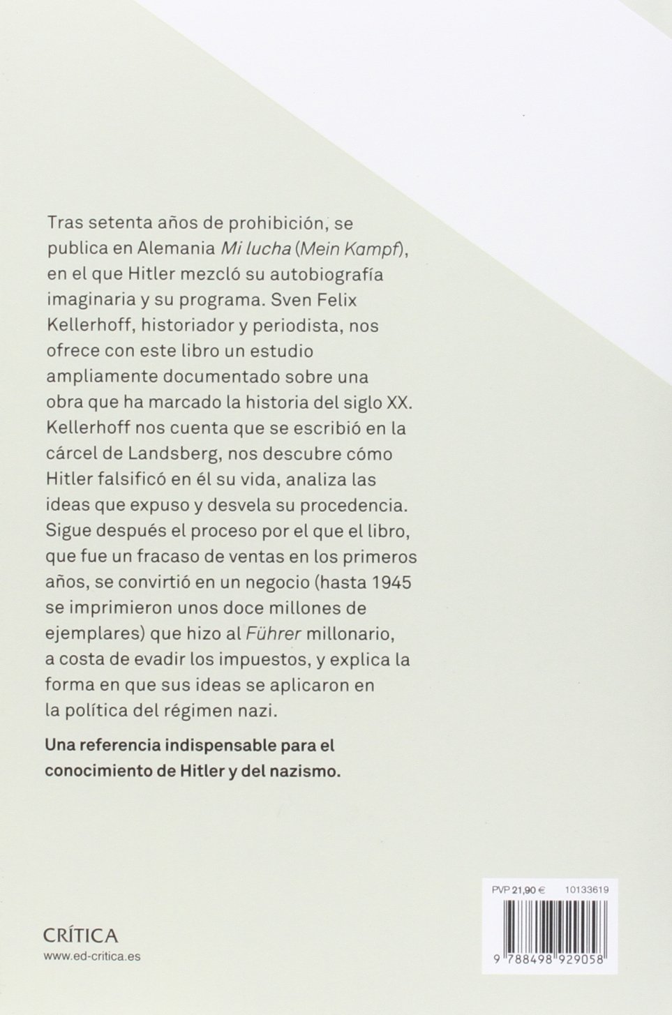 Mi lucha: La historia del libro que marcó el siglo XX (Memoria Crítica)