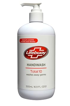 Lifebuoy Total 10 Hand Wash, 16.9 FL OZ 500 ml