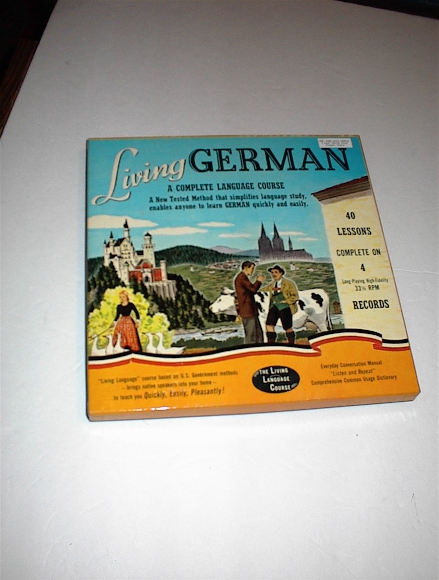 Living German; A Complete Language Course (Includes 2 Books, 4 LP Records) (Paperback)