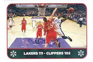 2017-18 Panini Stickers #374: Los Angeles Clippers vs. Los Angeles Lakers -...