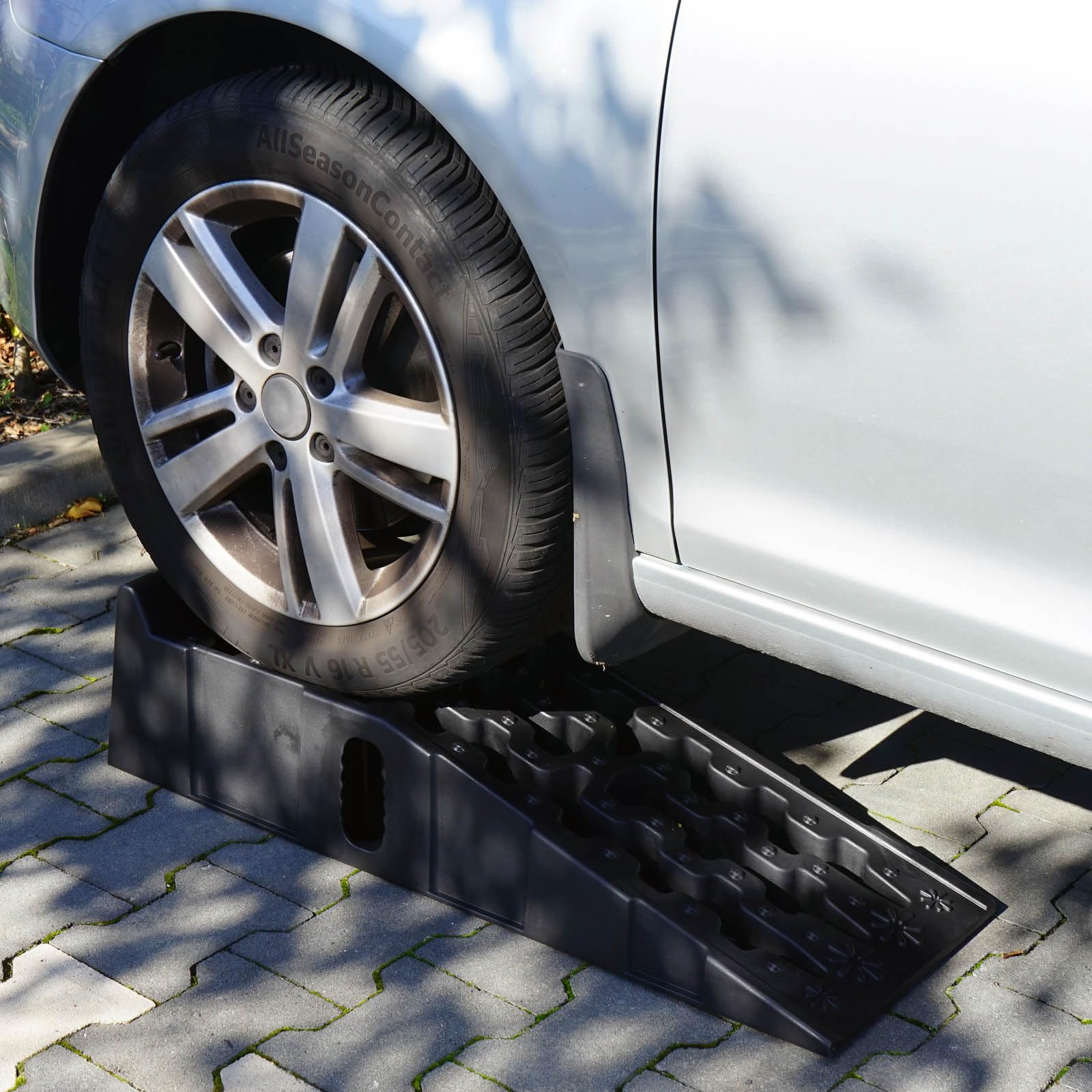 Set 2 Cunei per Camper Auto 90,5x30x21,5cm max 5t Materiale Antiscivolo PP Livellamento Veicolo