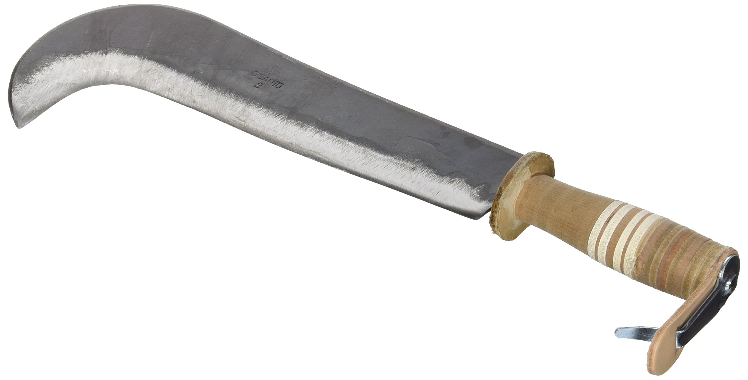 Roncole Santo Manico Cuoio mm. 300 - 4