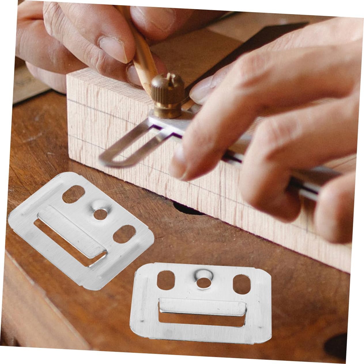 jojofuny Sturdy Clamp Fastener 300pcs Wall Panel Clamp Set Bamboo Fiber Wood Wall Connectors