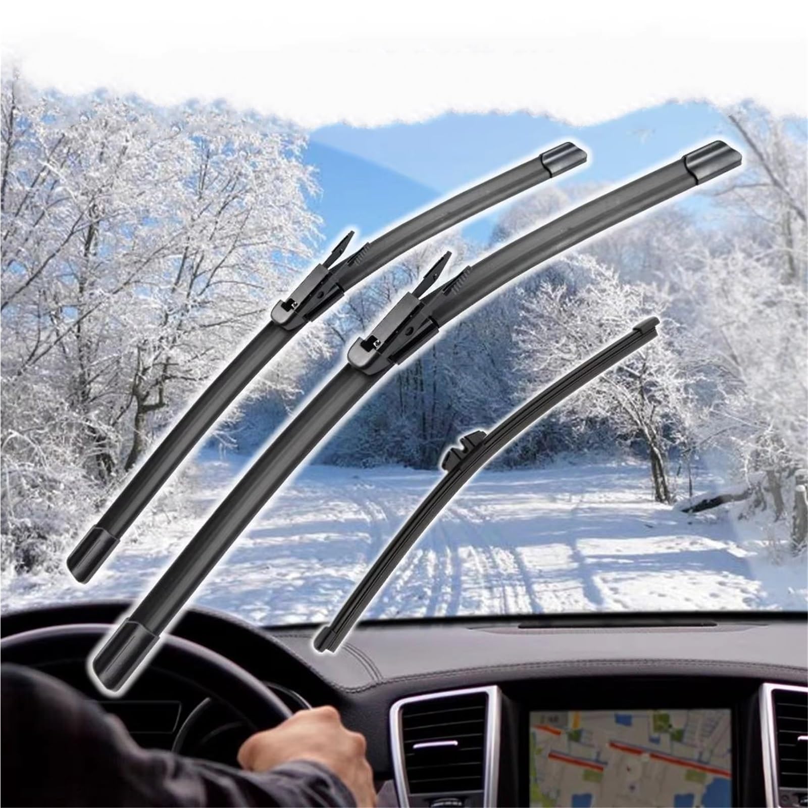 Tergilunotto Rear 1 2 3 4 6 Pezzi Spazzole Tergicristallo Anteriori Posteriori Per Auto Per BMW Serie 3 Touring Station Wagon F31 2011-2019 Tergicristallo(6 Piece)