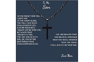 Cross Necklace for Men: A Symbol of Love and Faith for Your Son