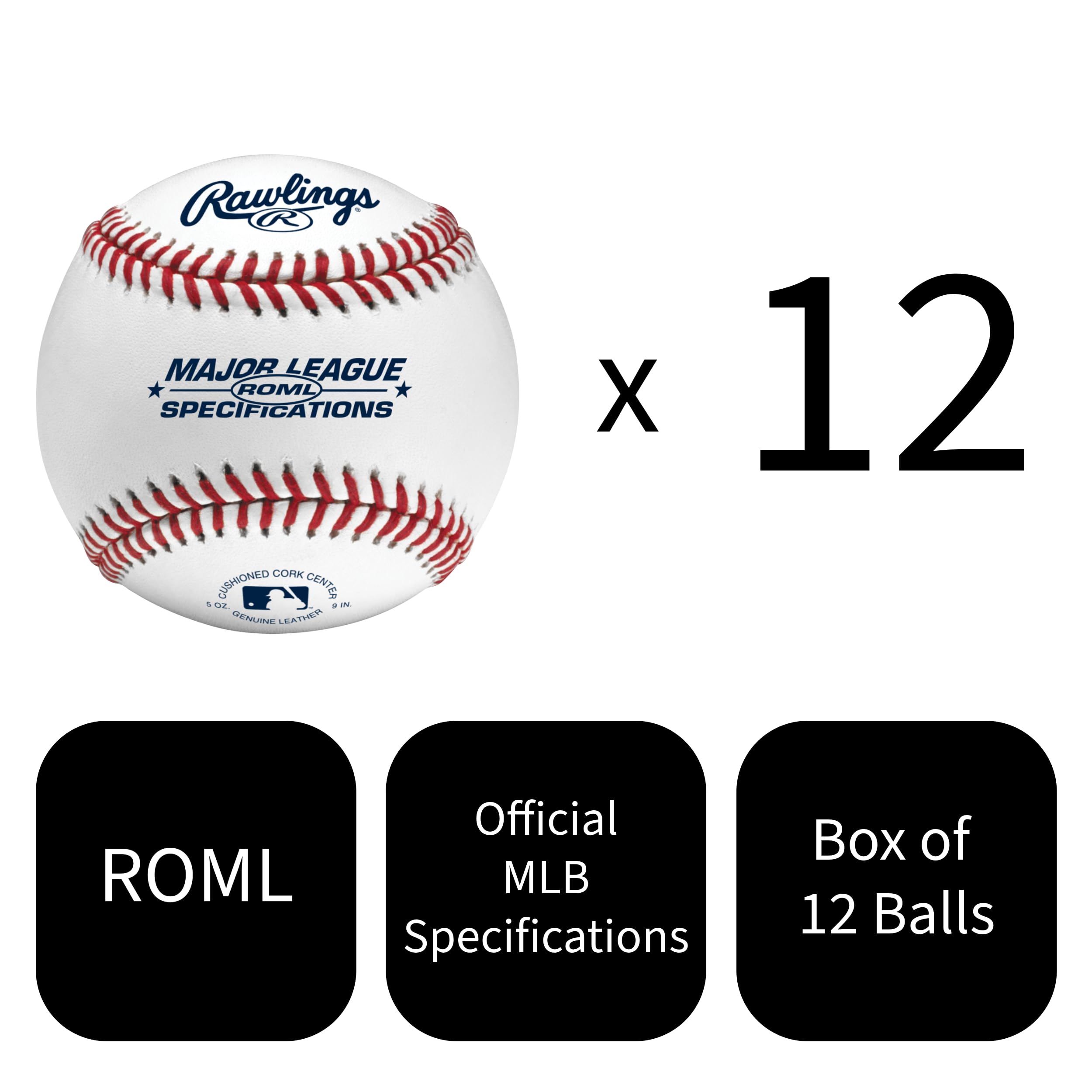 Amazon | Rawlings Official Major League Specifications Baseballs