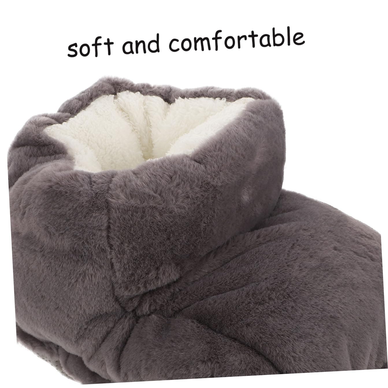 Hemobllo Chauffe Électrique USB Réutilisable pour Hiver Pantoufles Chauffantes Confortables