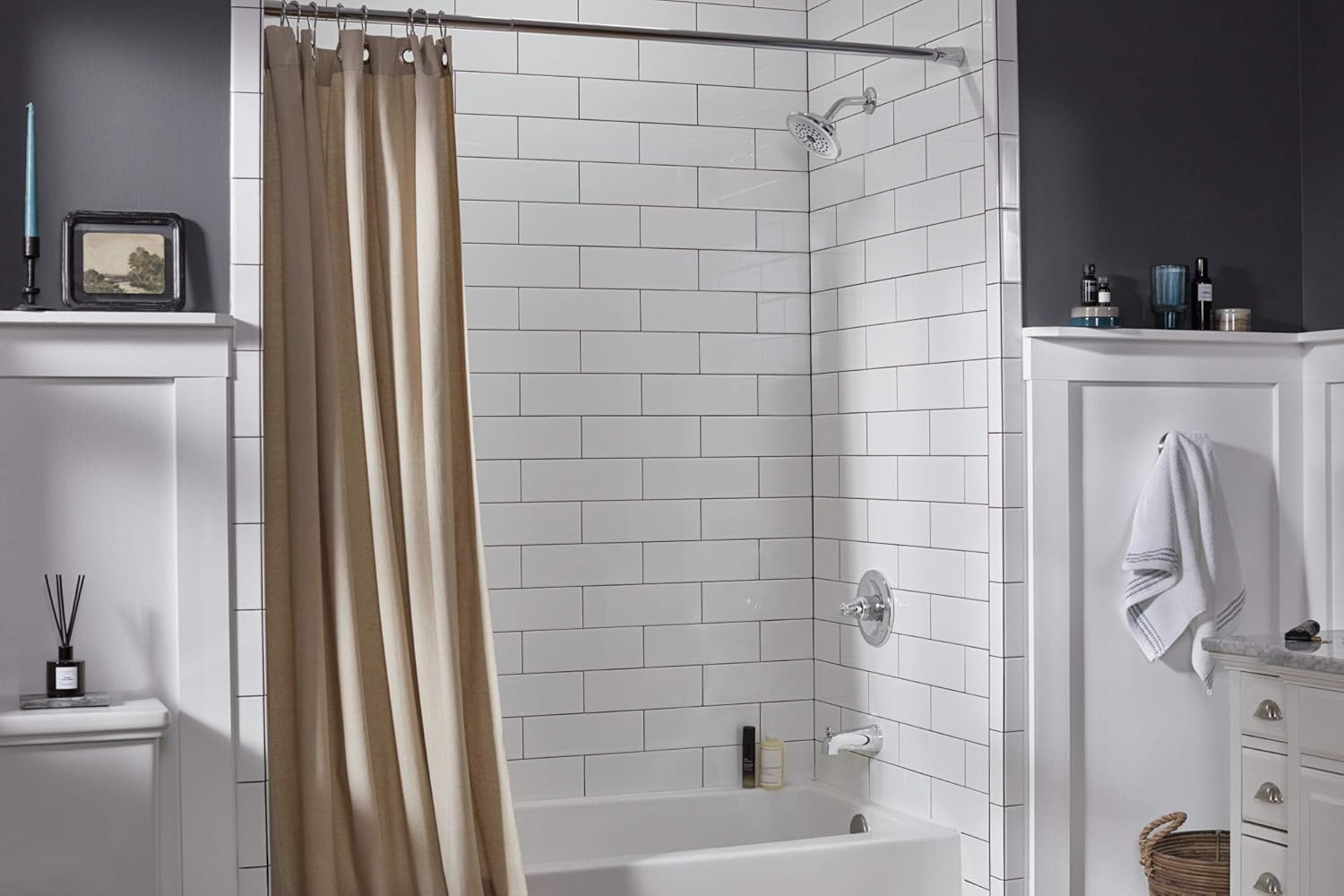 Peerless PTT14465 Elmhurst shower trim kit Tub & Shower, With Tub Spout, Chrome
