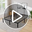 DUMMUP 16 inch Metal bed frame