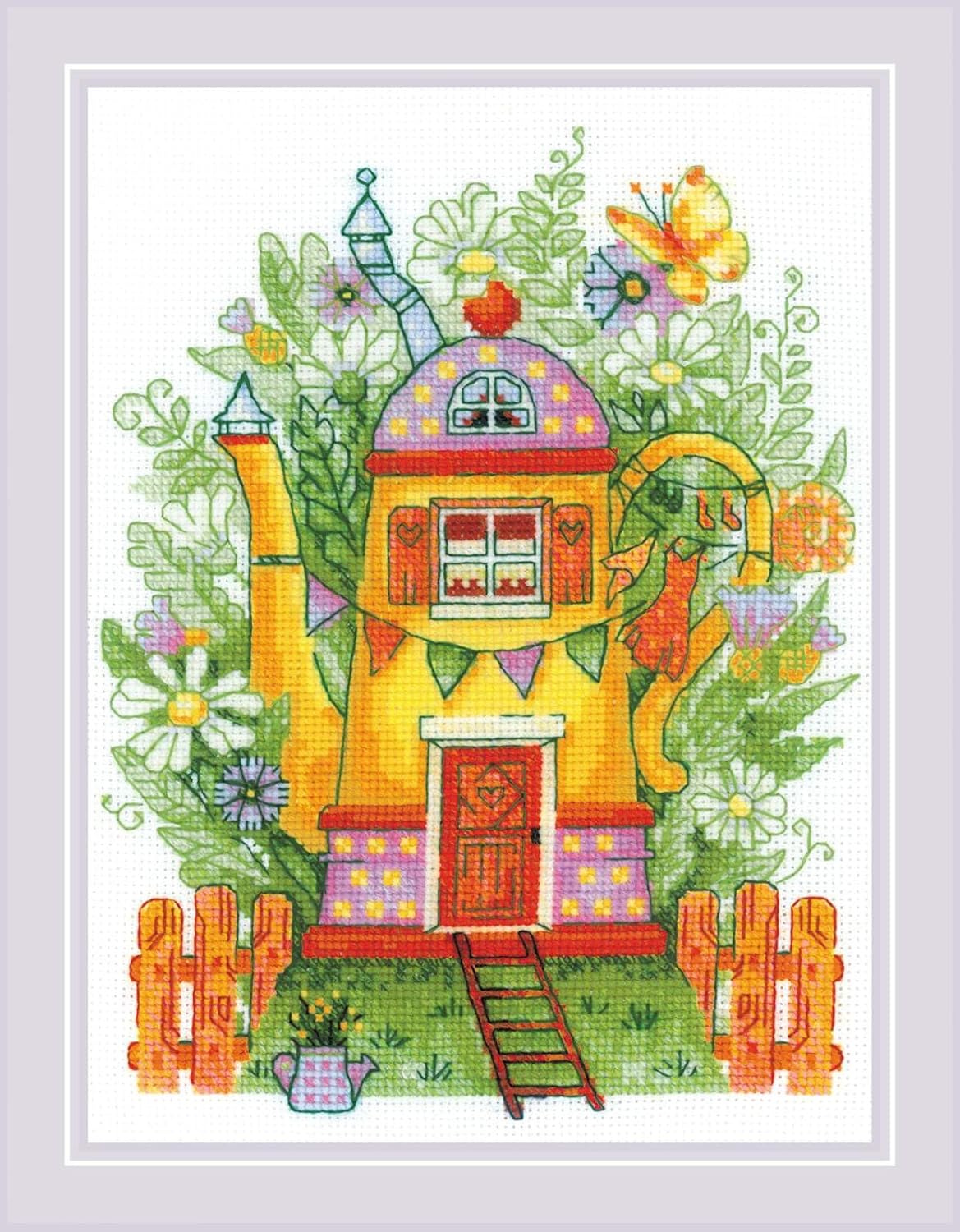 RIOLIS Counted Cross Stitch kit 2206 Tea House