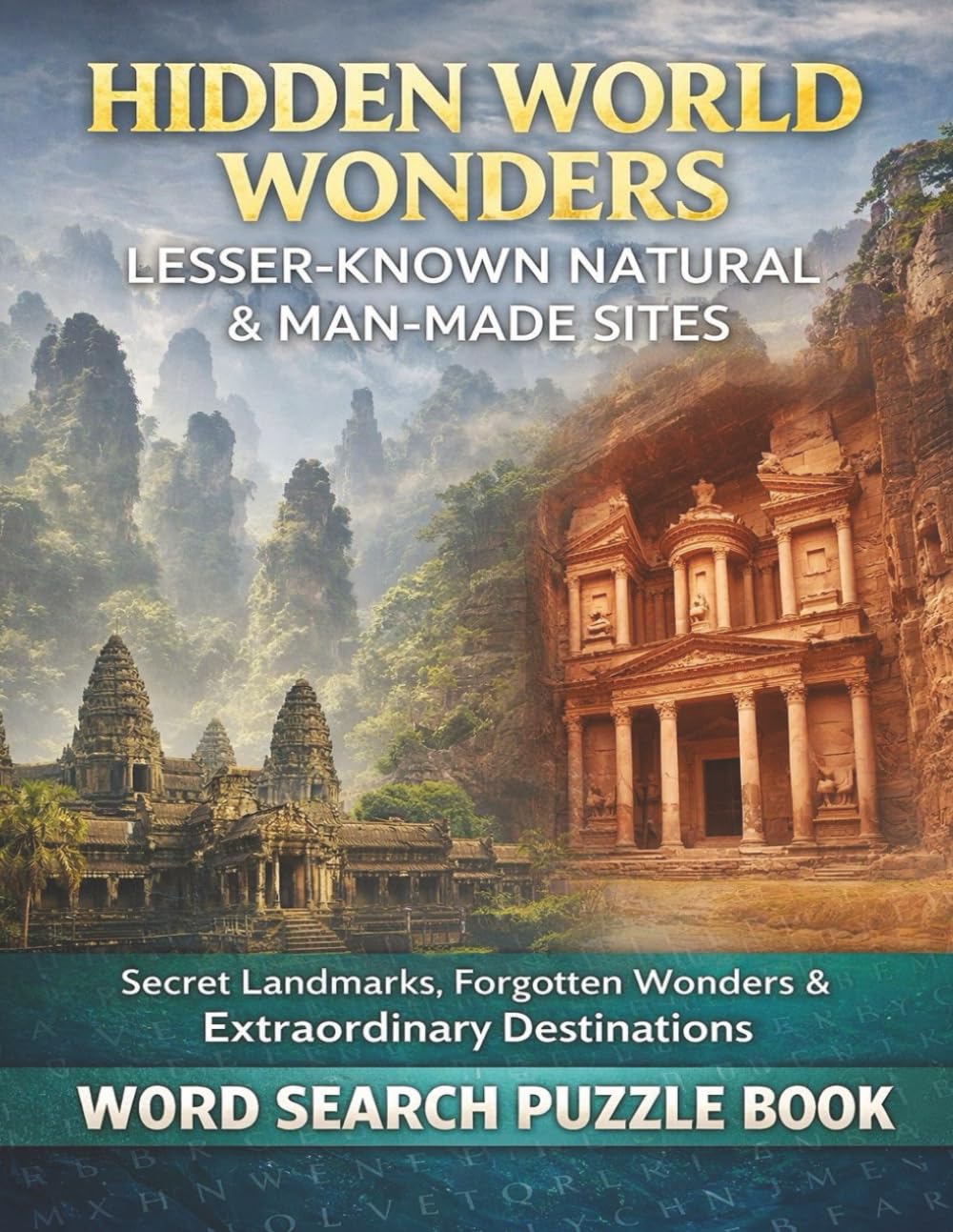 Hidden World Wonders: Lesser-Known Natural & Man-Made Sites: A Word Search Puzzle Book Exploring Secret Landmarks, Forgotten Places & Extraordinary Destinations (Travel & Discovery)