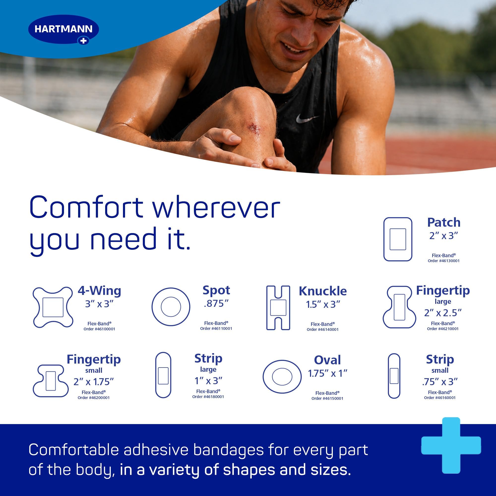Hartmann Flex-Band Bandages - Oval -2