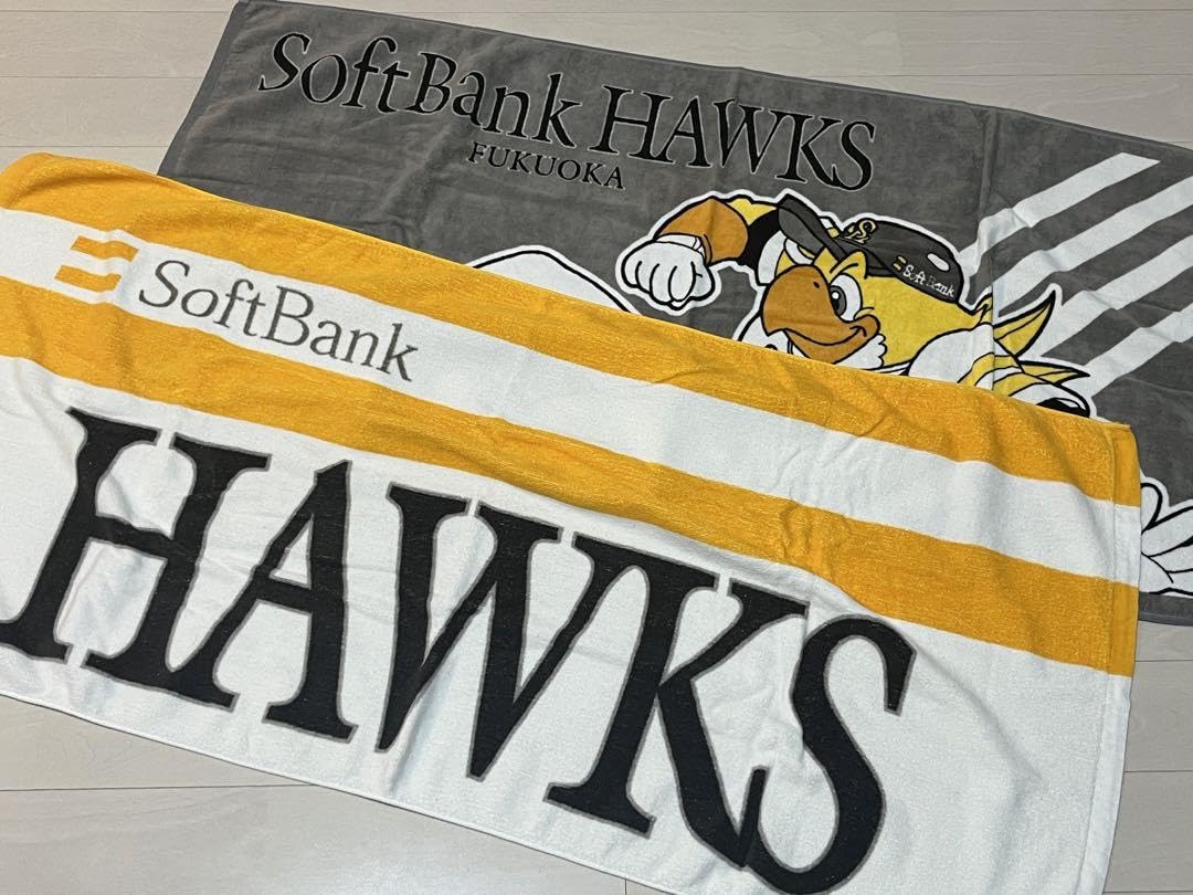 福岡ソフトバンクホークス - ✨️超レア・コラボ品✨️SoftBank HAWKS × HILTON高級タオル 福岡ソフトバンクホークス - ✨️超レア・コラボ品✨️SoftBank