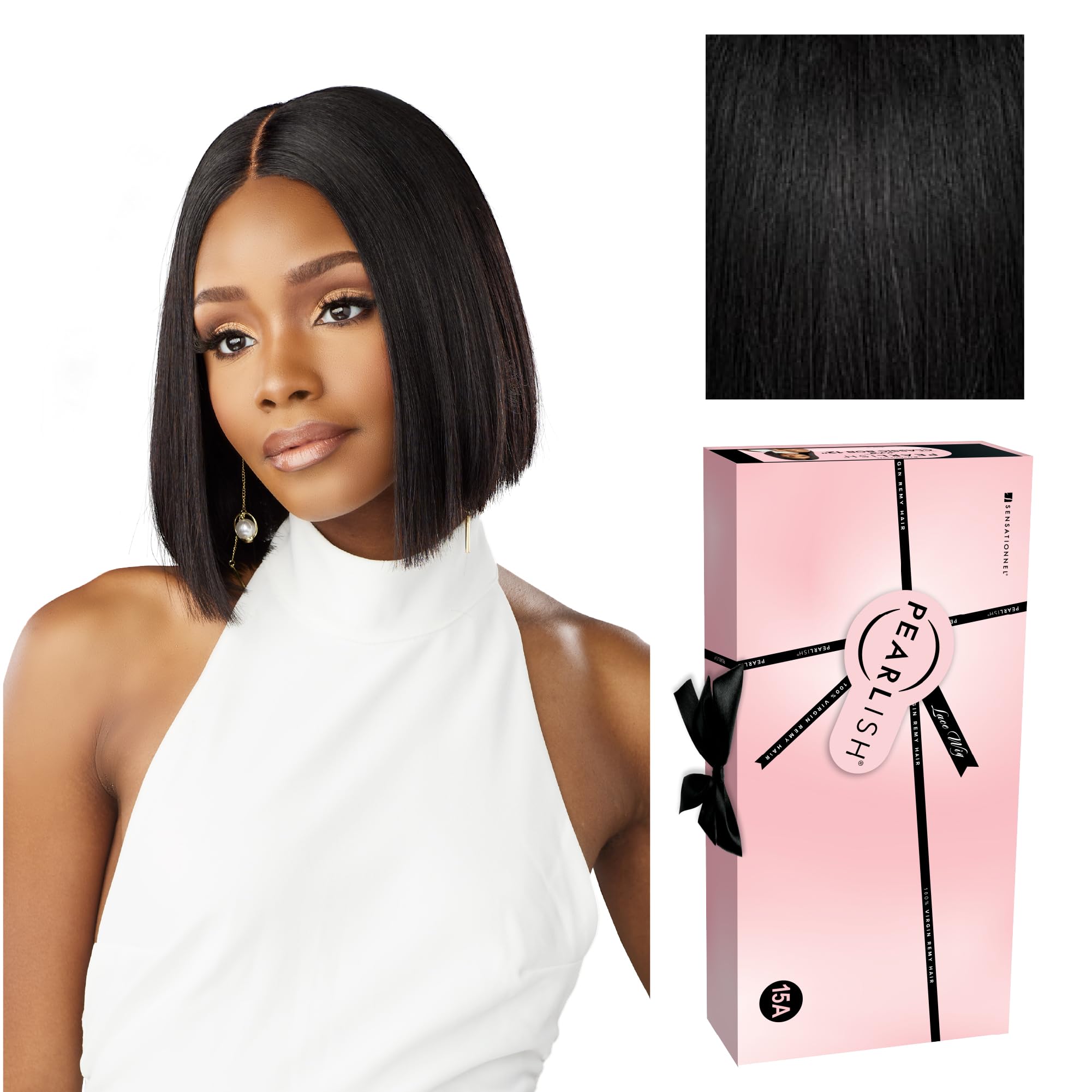 Amazon.com : Sensationnel Pearlish 2X6 Lace Wig - Classic Bob 10