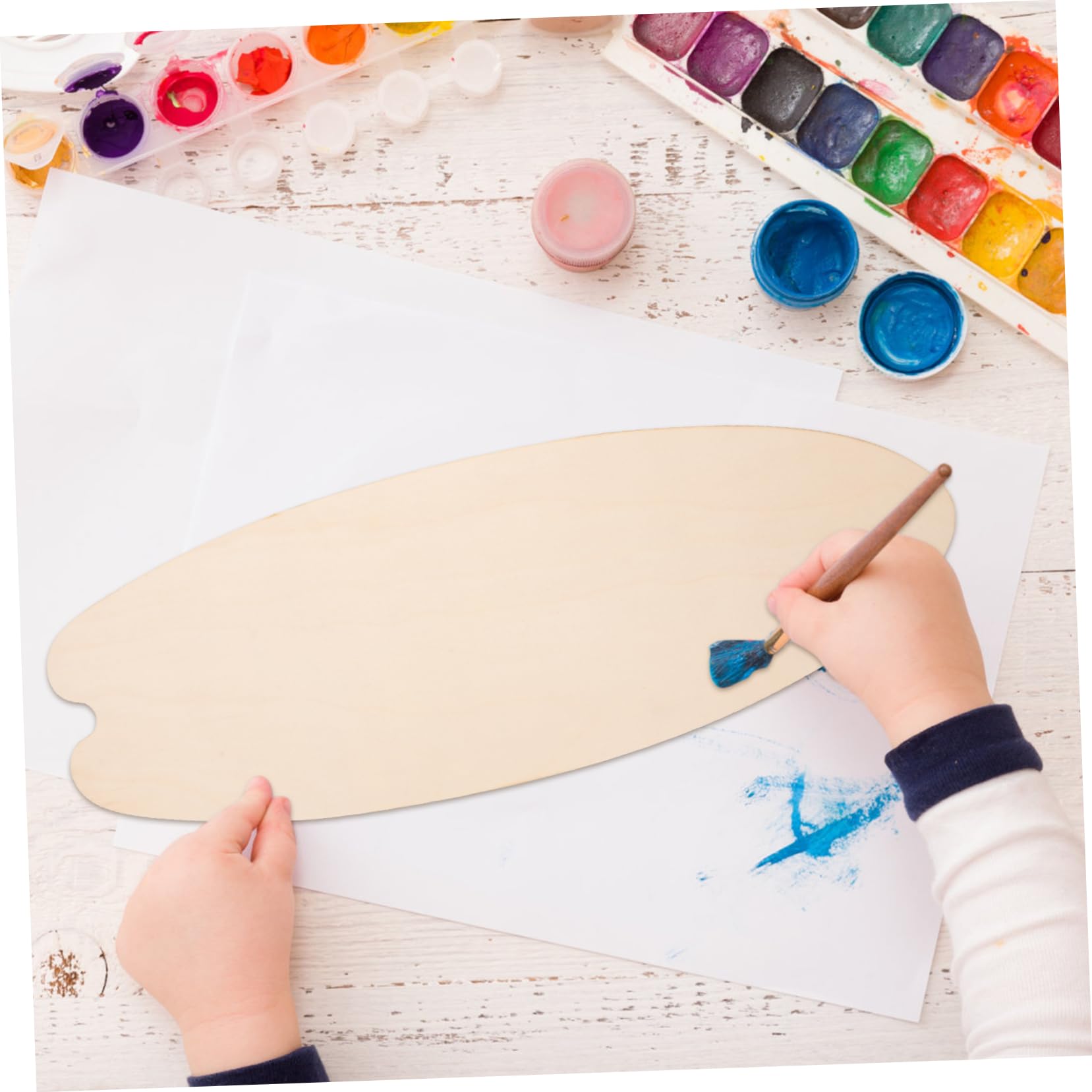 3 letreros de madera en blanco para decoración de pared sin terminar para manualidades, versátil tema de playa, placa decorativa para uso doméstico y exterior