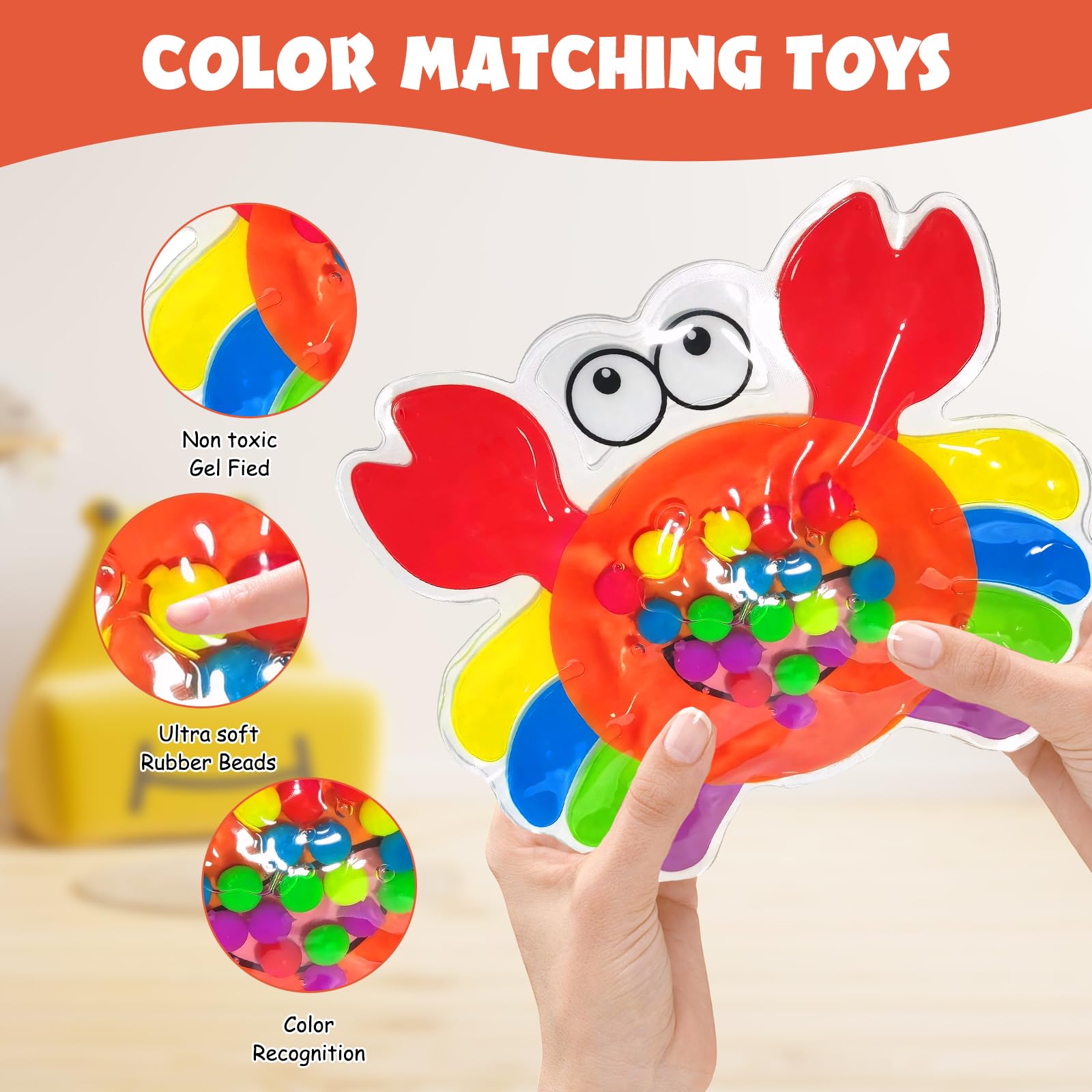 Colour Sorting Toys for Toddlers, Autism Toys, Sensory Toys ...