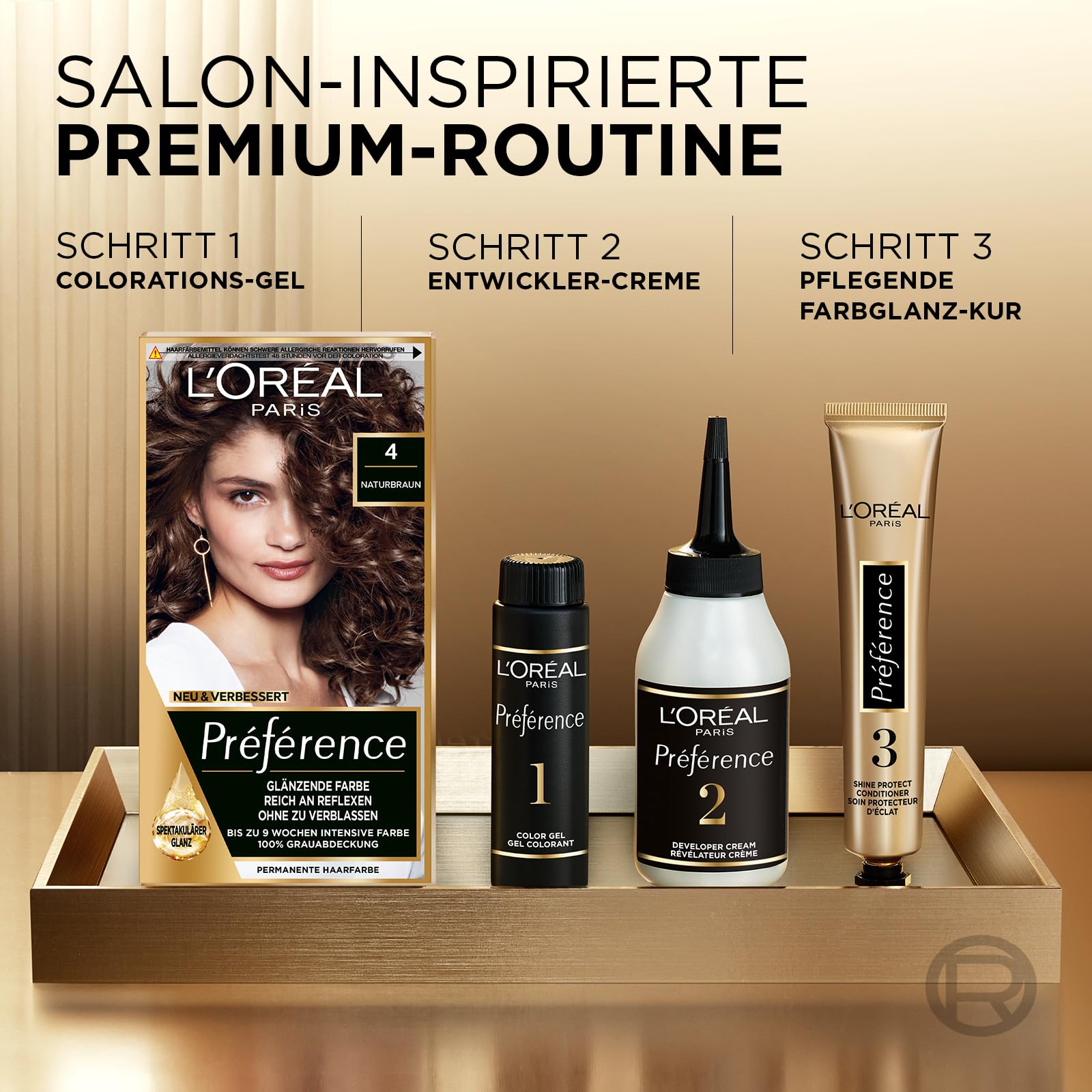 L'Oréal Paris Préférence coloración, set de coloración de 3 unidades
