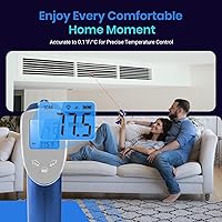 Vista 4 de Etekcity Termómetro infrarrojo láser pistola de temperatura 1080, -58°F ~ 1130°F para carne, alimentos, dulces, pizza, horno, pistola de calor