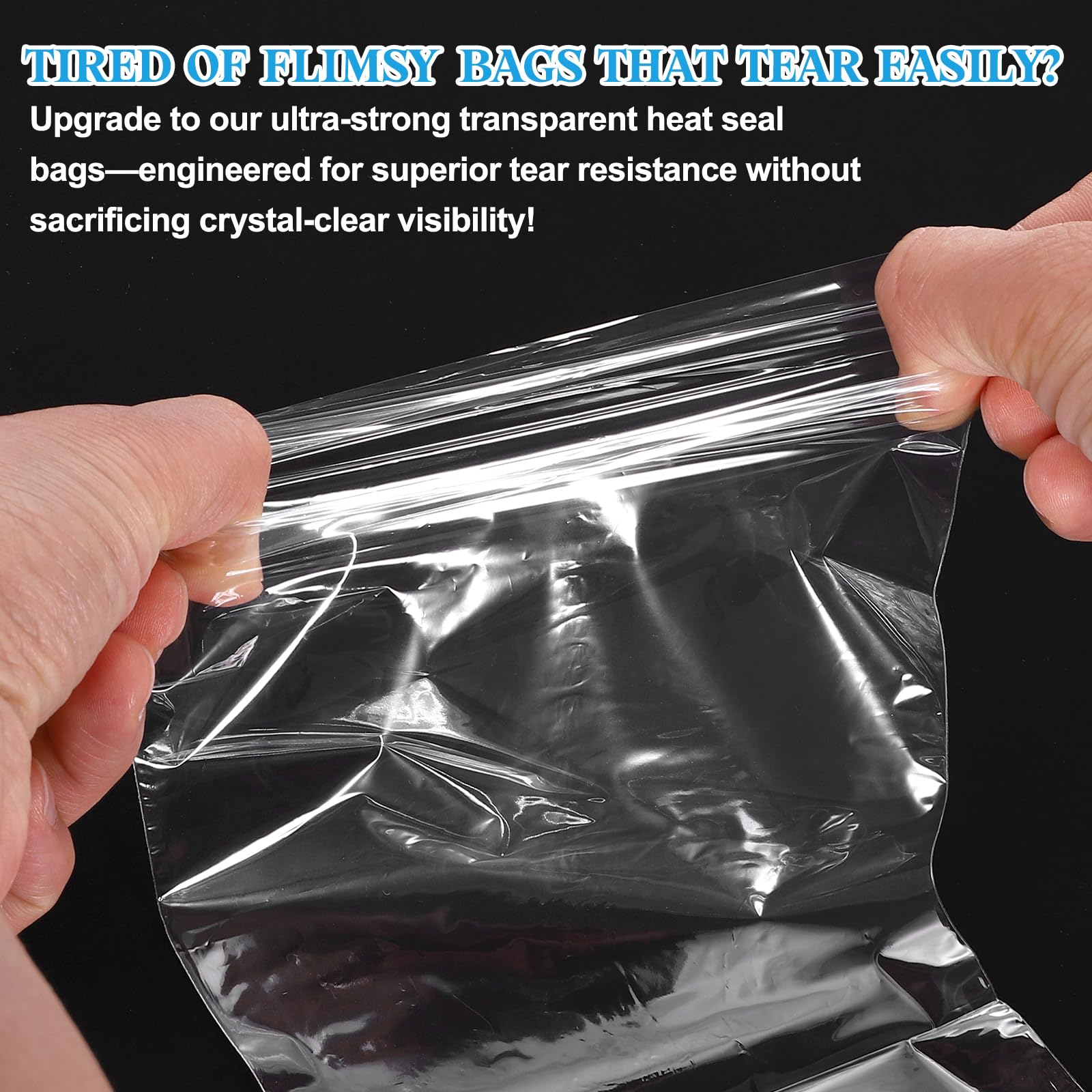 POF Heat Shrink Film Transparent Bag Shrink Wrap For Package_Heat - View #3