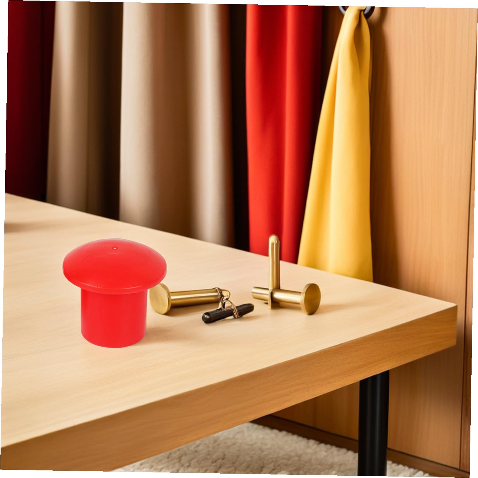 Capuchons de Sécurité Rouge pour Barres D’armature en Plastique 60 Pièces