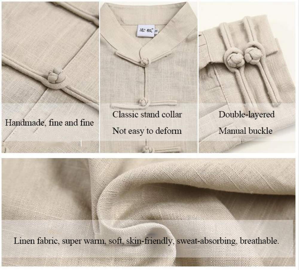 Tai Chi Kleidung Damen，Herren Chinesischen Stil Taiji Uniform Frühling Und Sommer Kurzärmeligen Kampfkunst Uniform Männer üben,Blue-M
