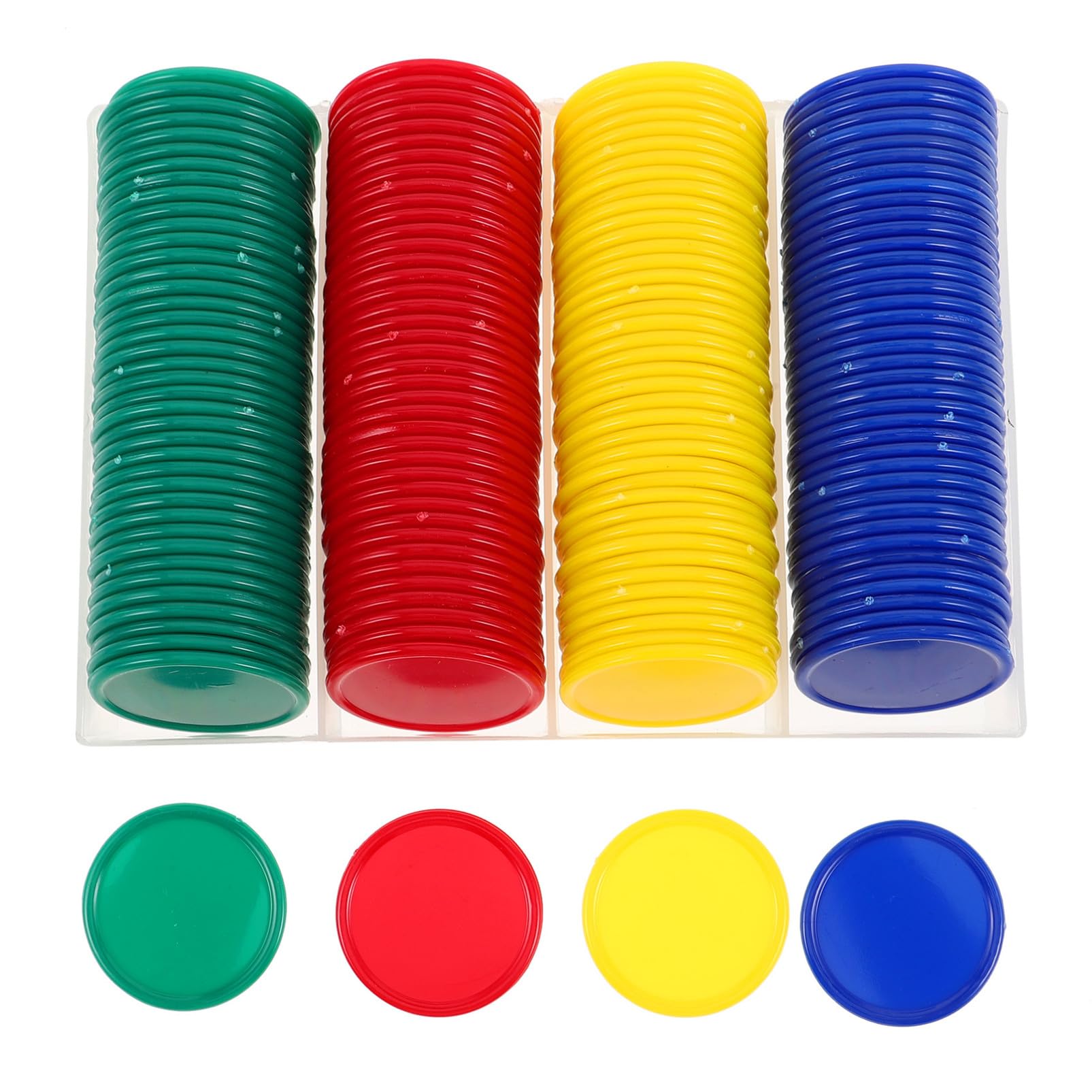 160 Fiches Bingo Colorate in Plastica per Premi Studenti Gettoni Gioco Educativi per Matematica e Incentivi in Classe Dischi Didattici per Apprendimento e Gioco