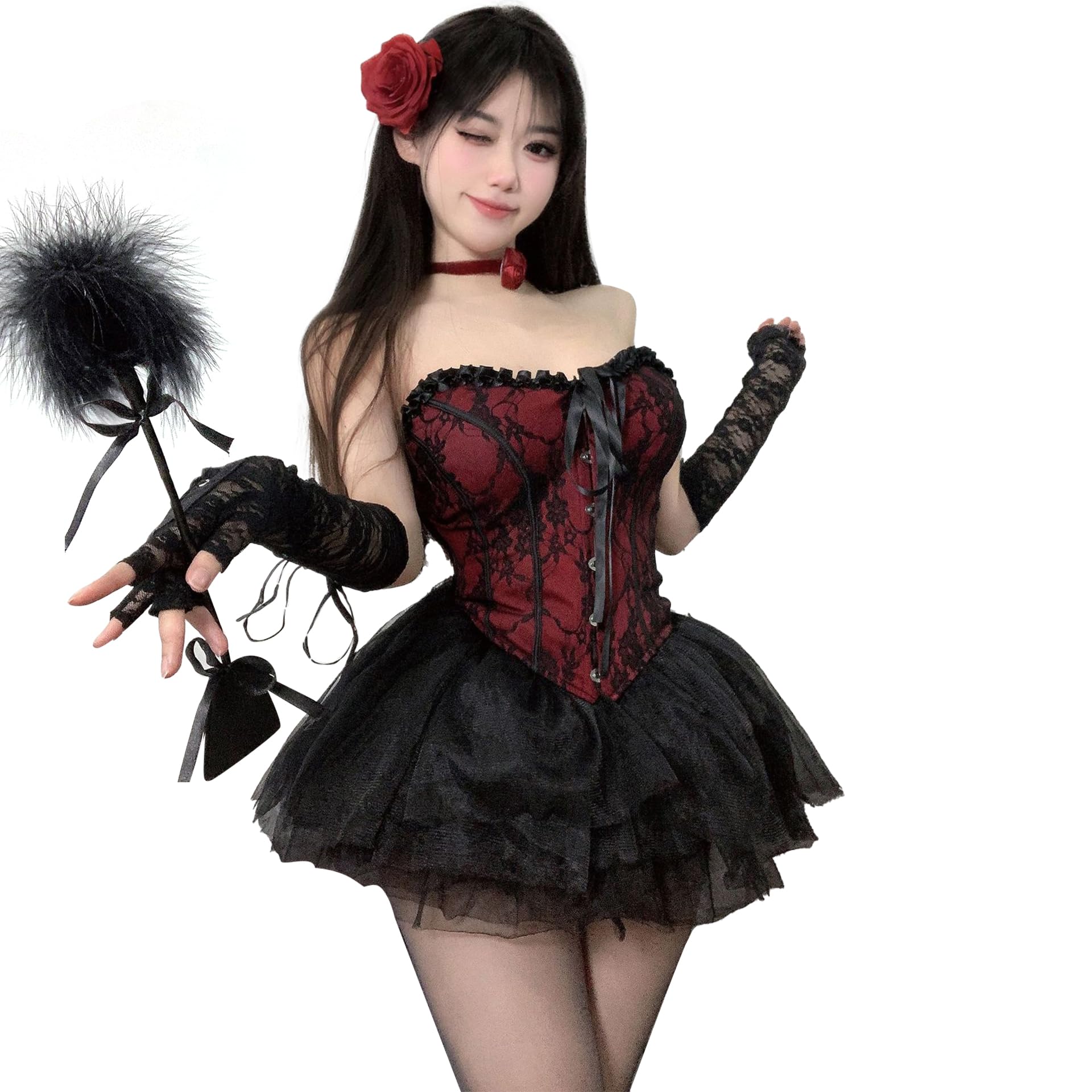 Amazon.co.jp: [アヘガオ] 小悪魔 デビル コスプレ ハロウィン