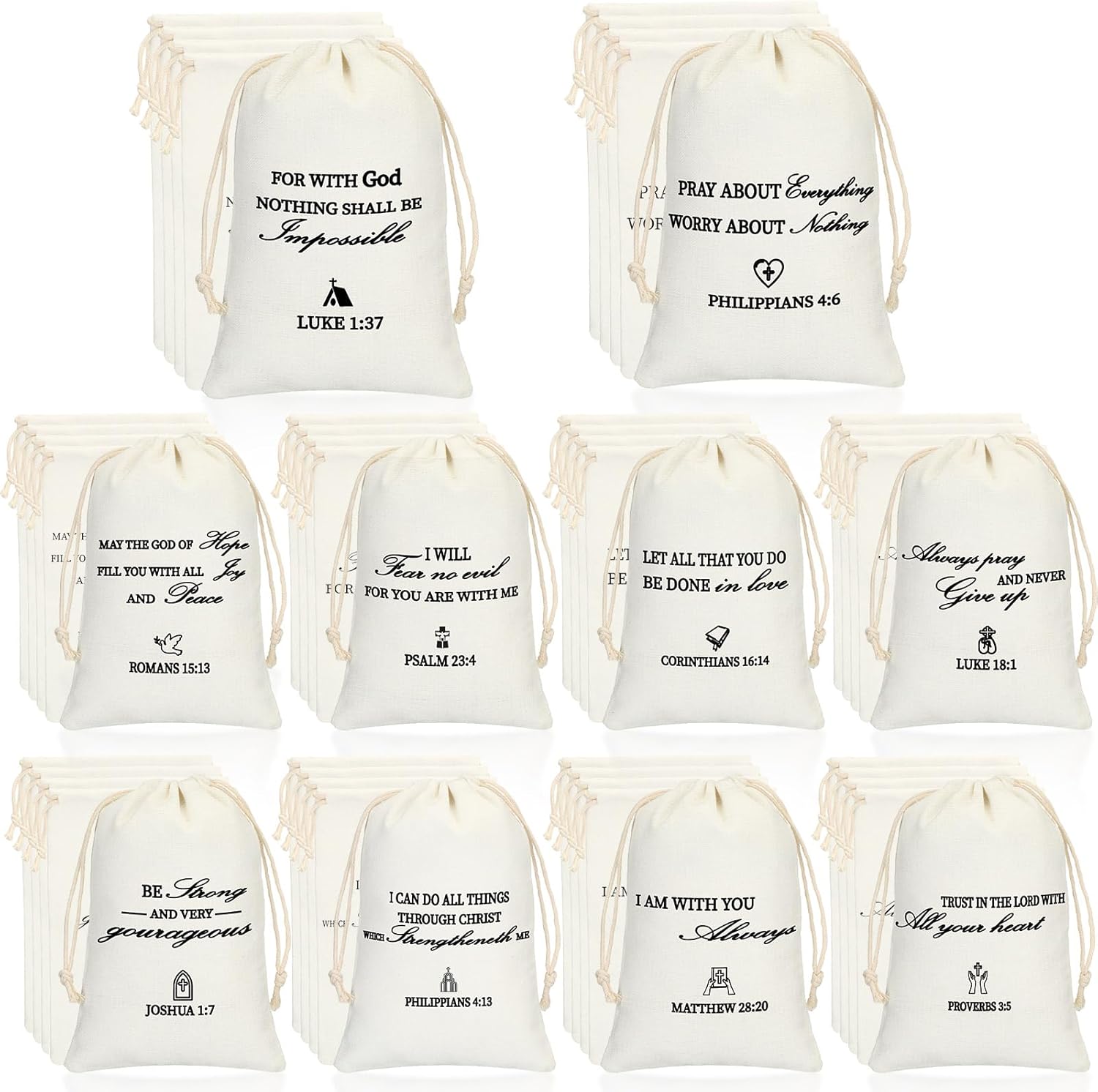 50Pcs Red Heart Goody Bags, Treat Bags, Pouch Drawstring Bags For
