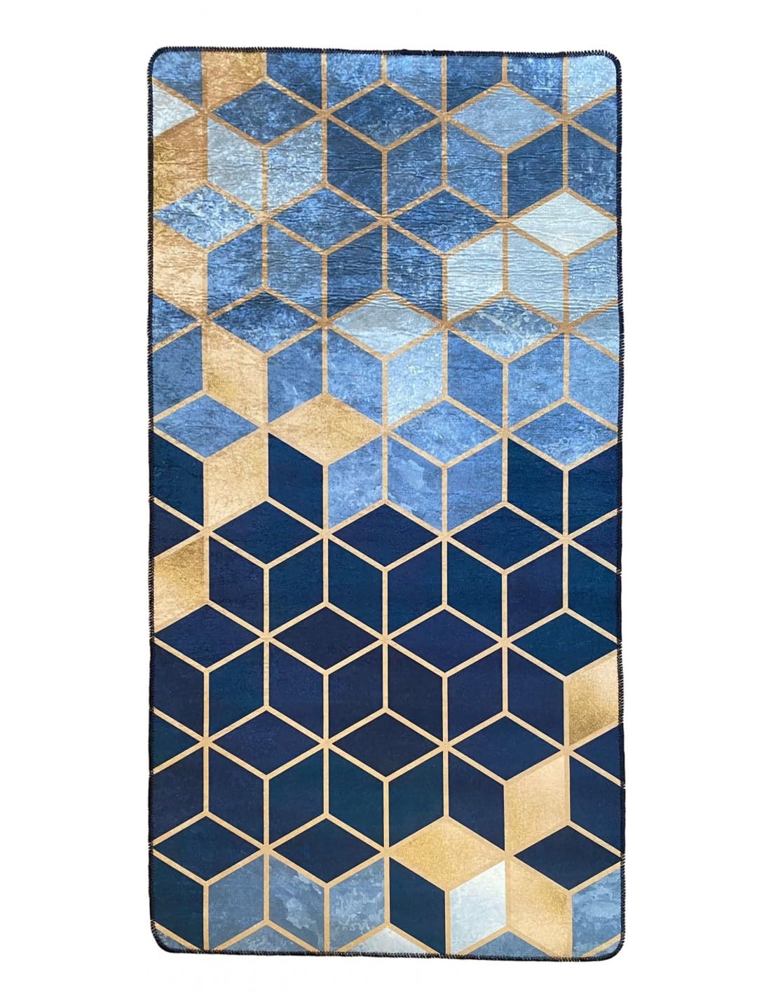 Mani Textile Tapis Luxe Bleu 120x180cm