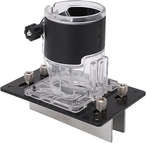 Miniatura 2 de Router de madera Ranura Localizador multifuncional de plástico transparente máquina de ranura titular para proyectos de carpintería