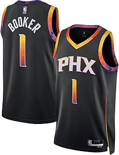 Devin Booker Phoenix Suns NBA Kids Youth 8-20 Black Statement Edition Swingman Jersey