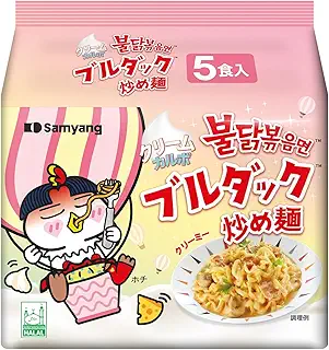 【公式】ブルダック炒め麺 5食 (クリームカルボ)