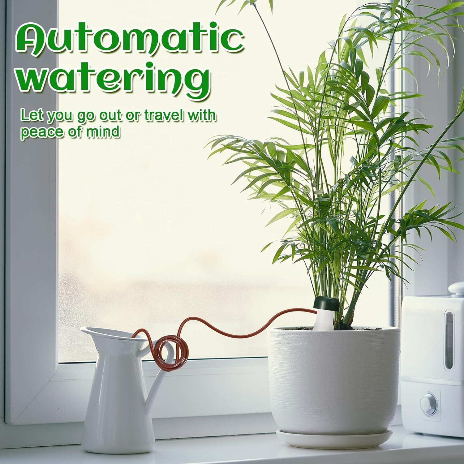 12 Stück Wasserspender für Zimmerpflanzen,Classic Bewässerungssystem,Automatische Bewässerung Zimmerpflanzen,Bewässerungssystem Balkon,Selbstbewässerung Bewässerungssystem,Pflanzenbewässerung