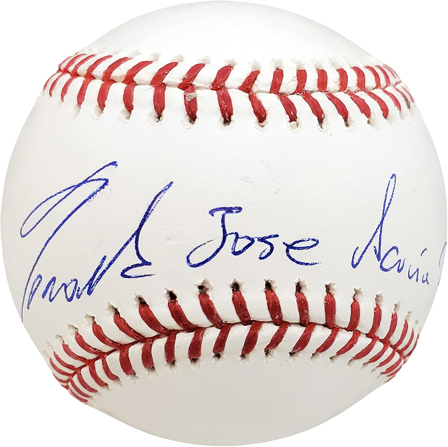 Ronald Acuna Jr. Autographed Official M.L.B. Baseball Braves Full Name Beckett BAS