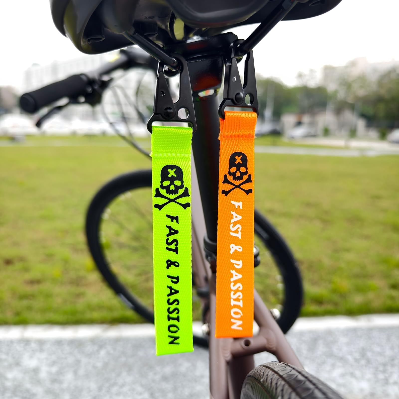 fahrradsattel ring Fast passion Gurtband zum Aufhängen am Fahrradsattel, dekorativer Anhänger, Schlüsselanhänger mit Ring, Radfahren, Rucksack-Zubehör, Grün 004 Sport & Freizeit 24 Zoll Kinder-MTB S'COOL city e bike damen Size:S (48cm)