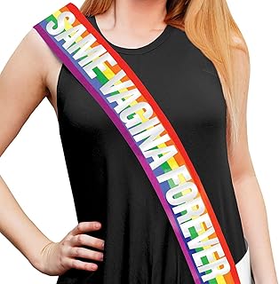 Lesbian Bachelorette Party Rainbow Sash – LGBTQ Sash for Bride – Pride – Gay Wedding