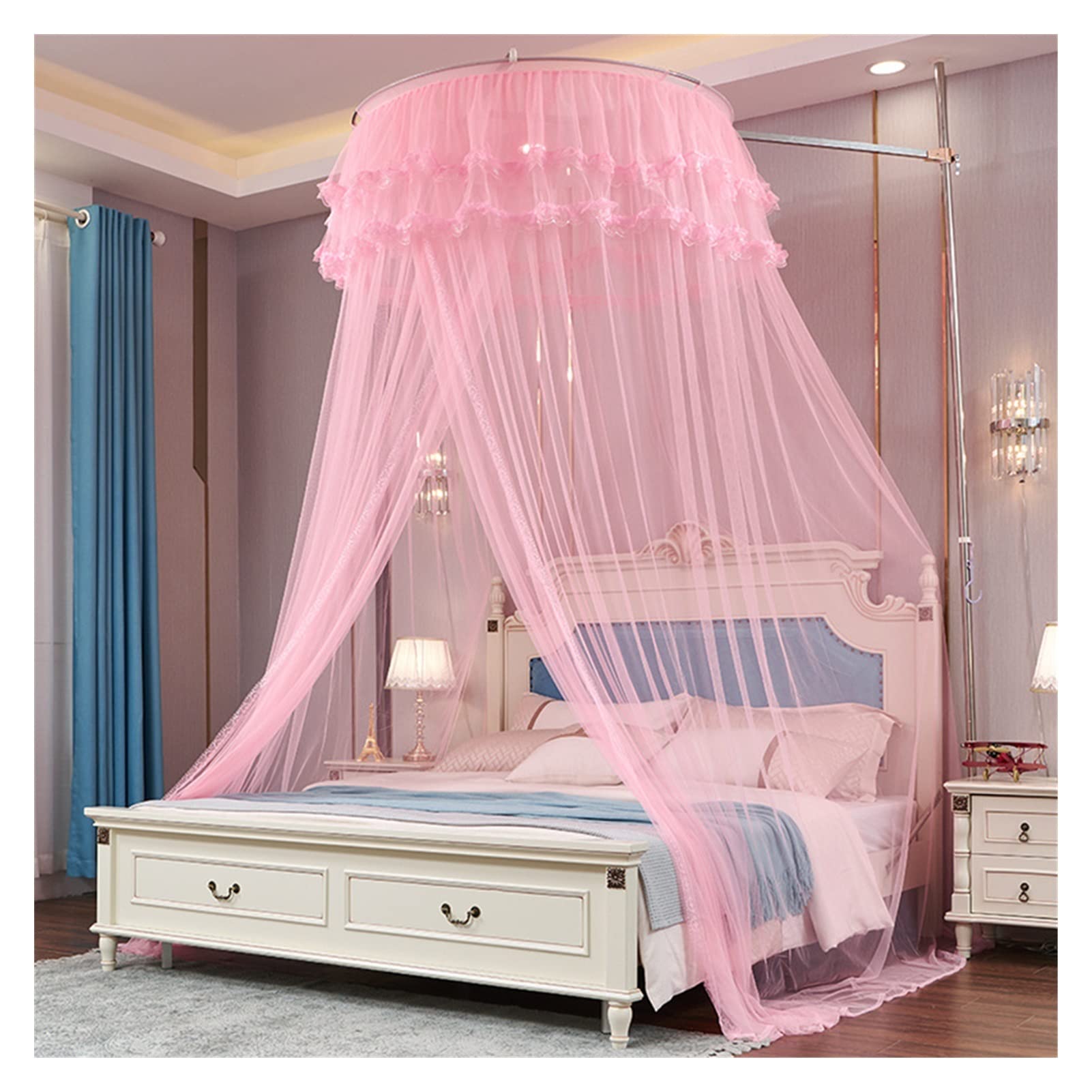 Princess Mosquito Net Dome Anti-mosquito Net Bed Canopy Finest Holes