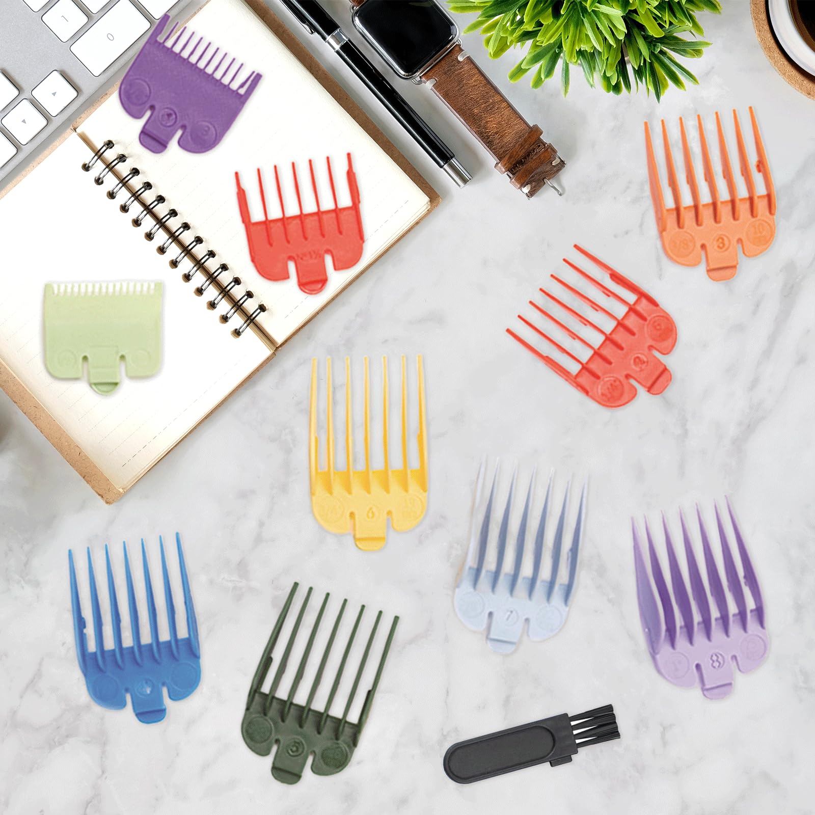 2-teiliges Haarschneide-Kamm-Set – Führungskämme 1,5 Mm & 3 Mm, Für Wahl Haarschneidemaschinen