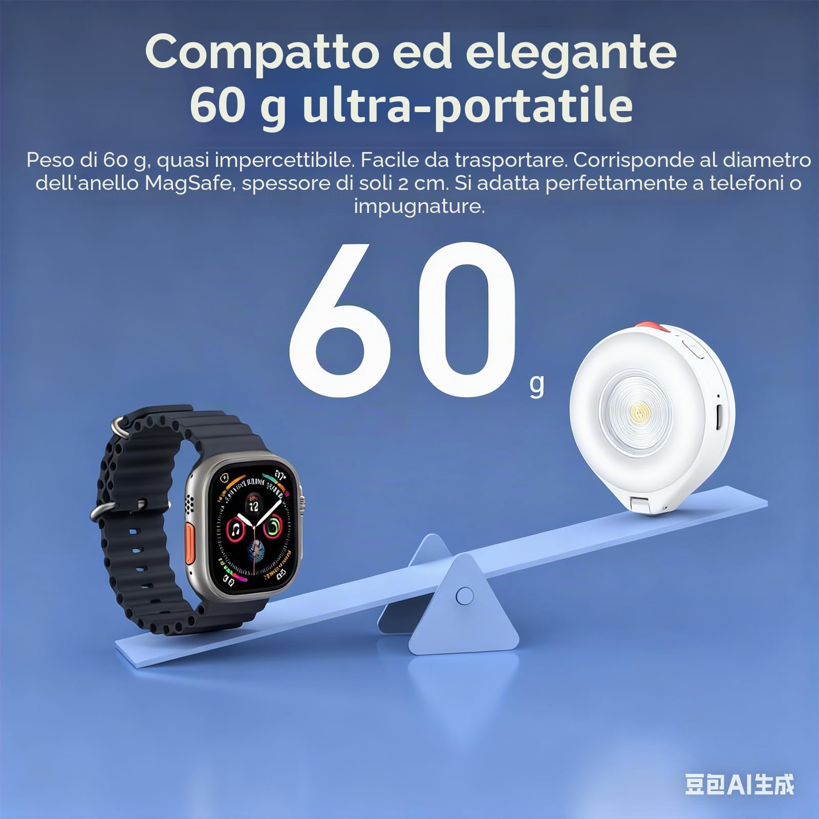 TELESIN C03 Luce Magnetica Selfie per Smartphone Compatibile Magsafe - CRI97 360° LED Anello Luce LED Specchio - Luce Smartphone Ideale per Selfie, Fotografia, Chiamate Zoom e VideoConferenza.