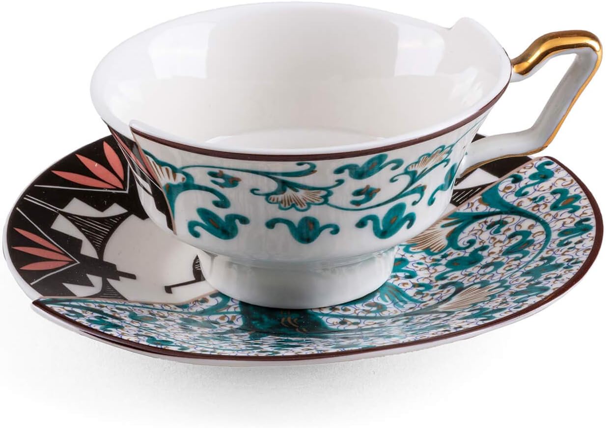 Seletti Teacup and Saucer Set New Era Aspera