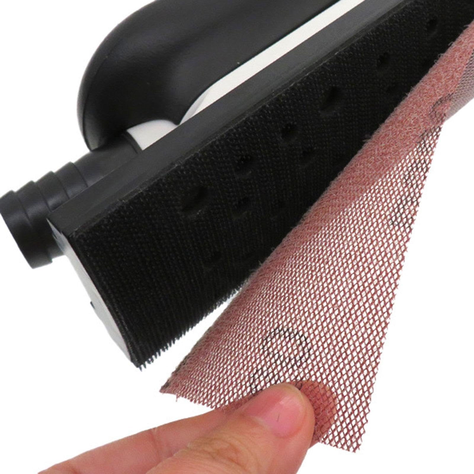 1 Pieza Placa de Lijado Manual Bloque de Esponja Vacuum Mano Lijadora con de Extracción de Polvo Y Reemplazo Rápido Adecuado para Reparación D