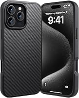 Vista 26 de Funda Magnética para iPhone Air Compatible con MagSafe Resistente a Caídas de 16 Pies Cubierta Trasera con Sensación de Piel Mate a Prueba de Golpes