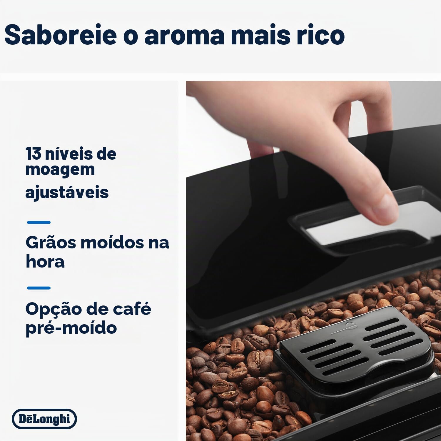DELONGHI MAGNIFICA MAQUINA DE CAFÉ ESPRESSO ECAM 22.110B 127V