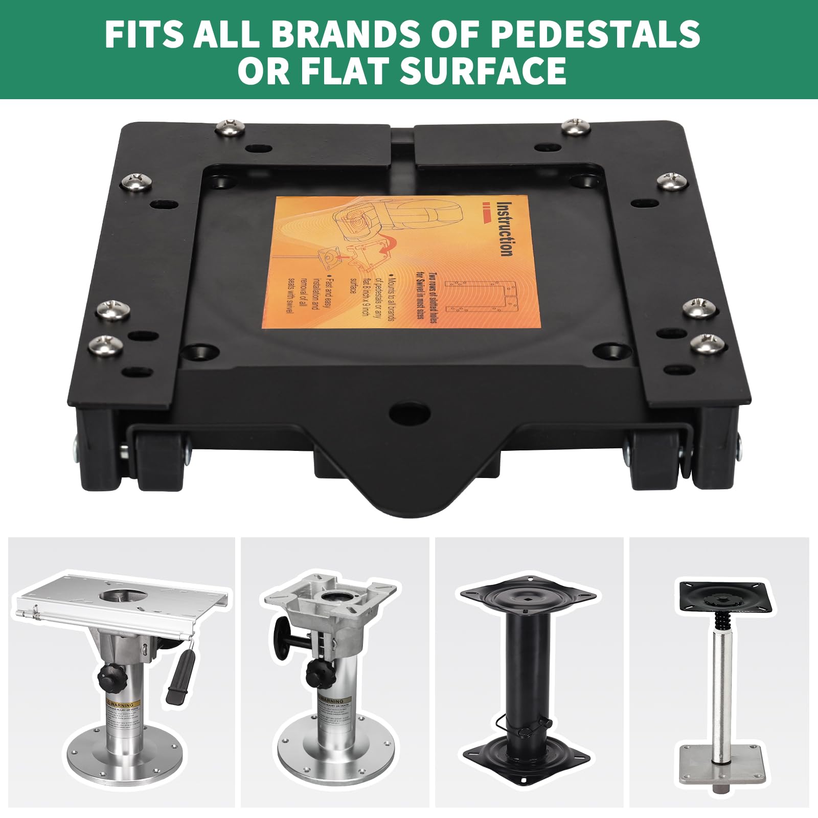 ERGOSEAT Quick Disconnect Seat Mount V2,16cmSwivel