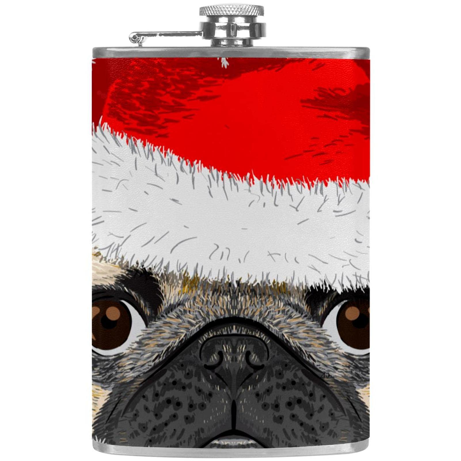 Flasque pour liqueur et entonnoir | Cadeau de fête de Noël carlin mignon