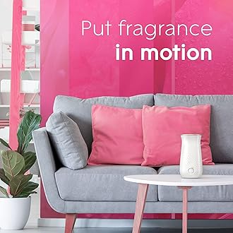 Glade Sense & Spray Air Freshener Holder and Refills, Motion Activated Automatic Odour Eliminator for Home, Tropical Blossoms, Pack of 4 Starter Kits, (4 x Holder and 4 x 10 ml Refill)