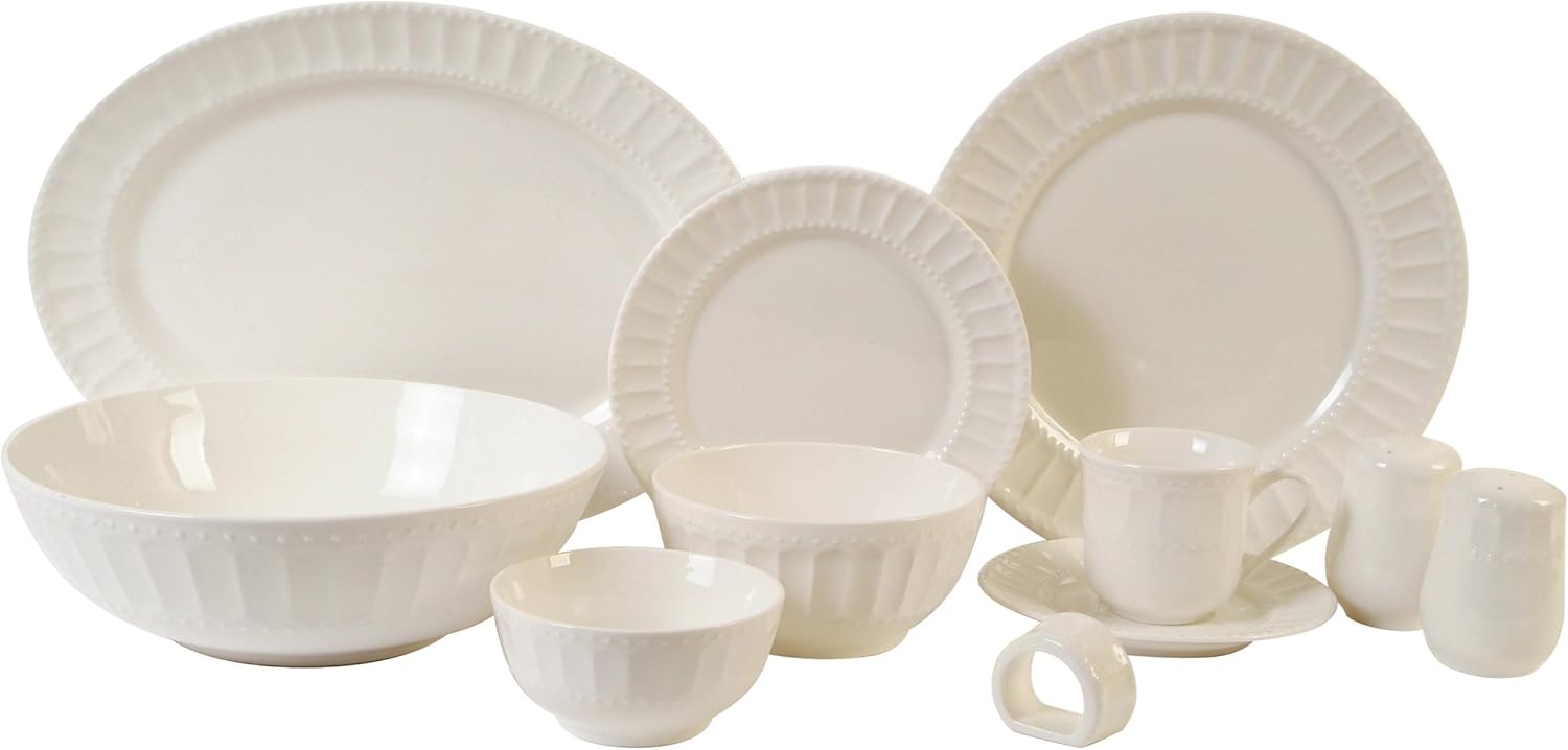 Gibson Regalia 46Piece Dinnerware Set, Service for 6 Amazon.ca Home