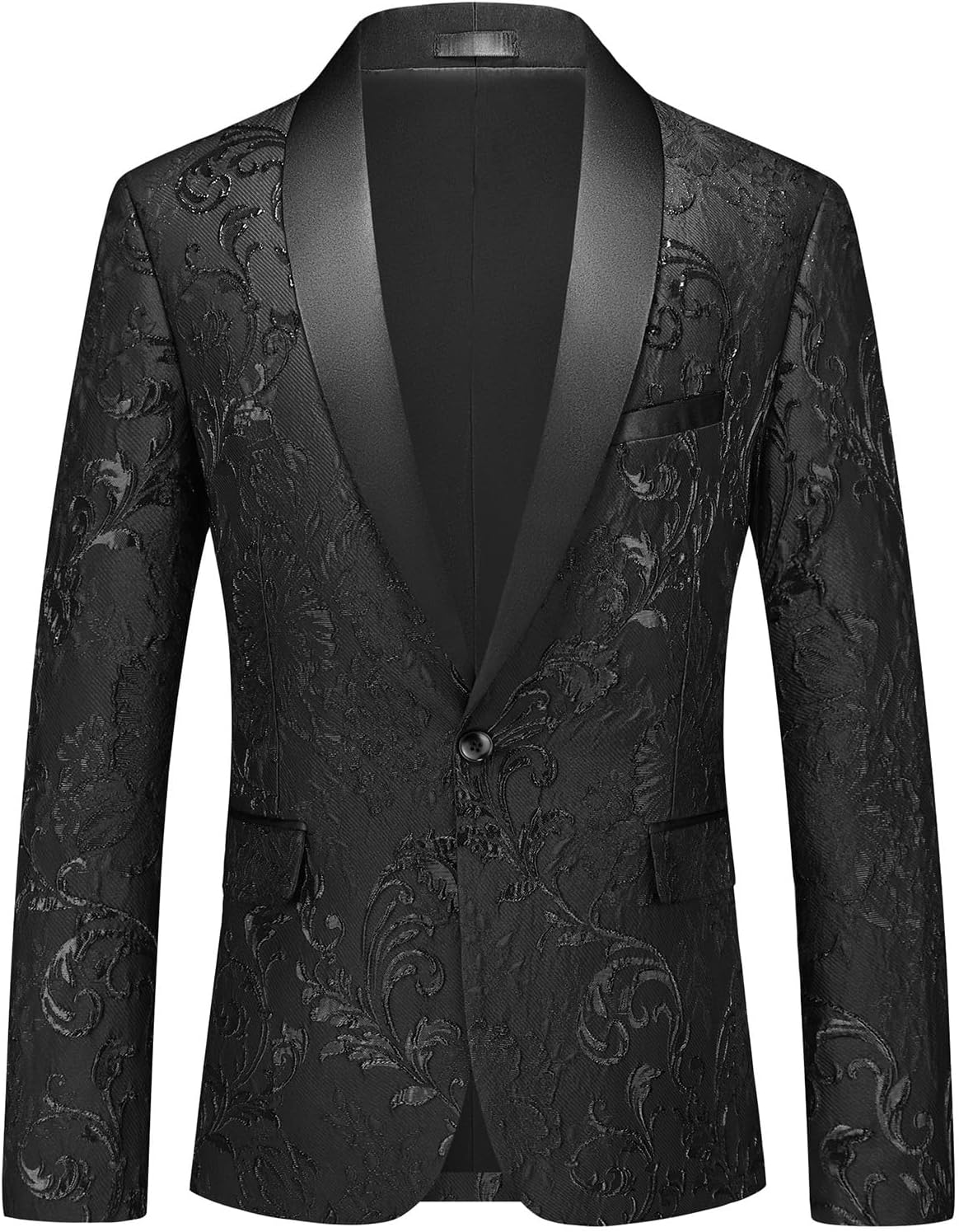 Men's Suit 3 Piece Satin Shawl Lapel Blazer Jacket Vest Pants Tuxedo Set for Wedding Prom Dinner Party - Image 2