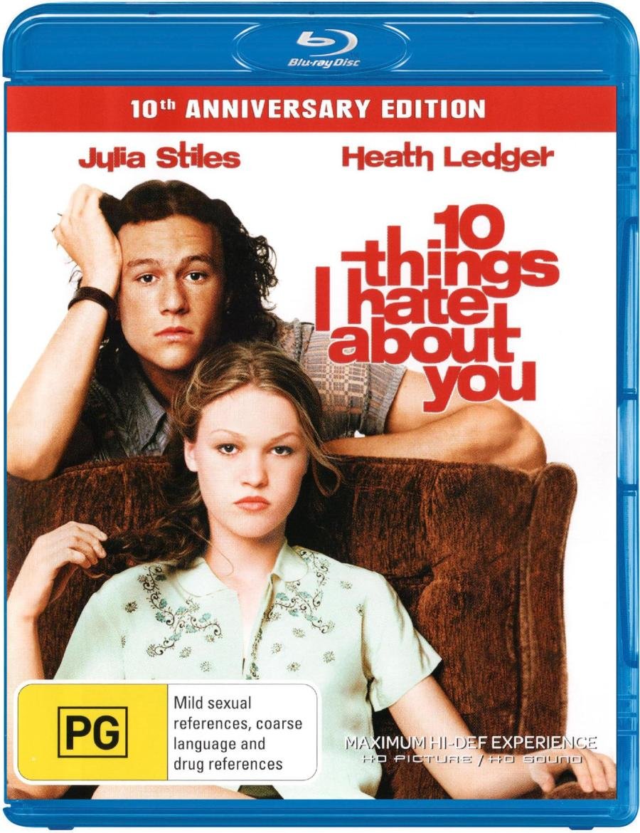 10 Things I Hate About You | 10th Anniversary Ed | Heath Ledger, Julia Styles | NON-USA Format | Region B Import - Australia